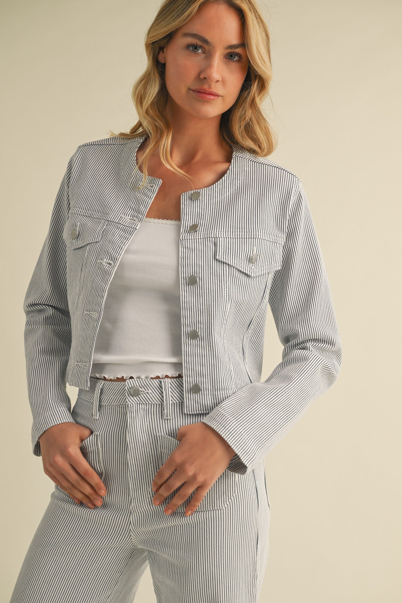 Andi Stripe Jacket