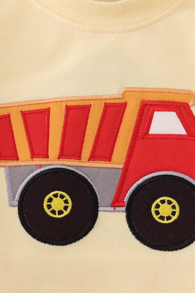 Big Truck Bubble Onesie