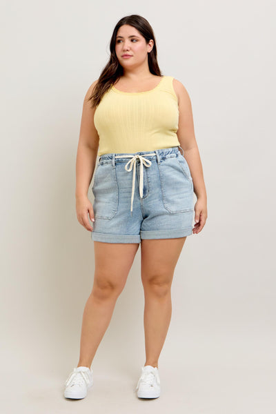 Cuffed Jogger Shorts+