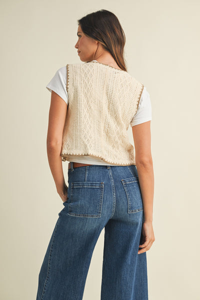 Blanket Stitch Vest