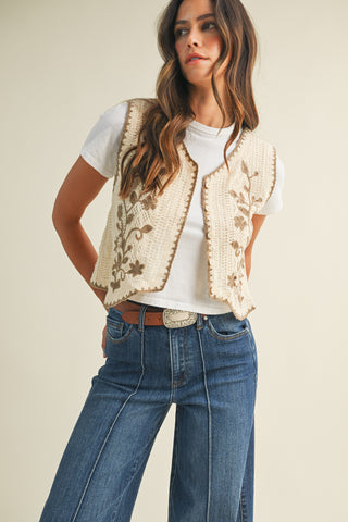 Blanket Stitch Vest