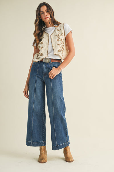 Blanket Stitch Vest