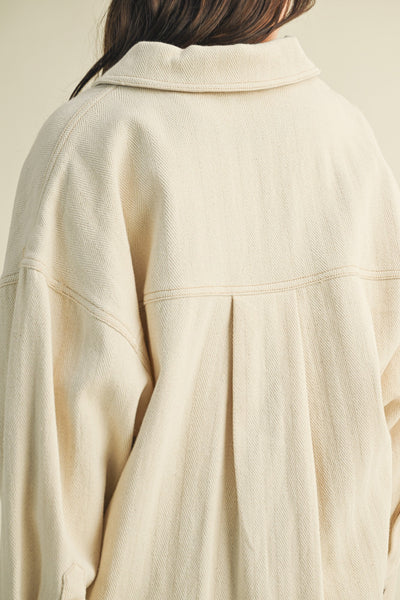 Harringbone Shacket