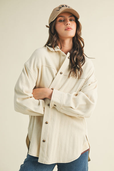 Harringbone Shacket