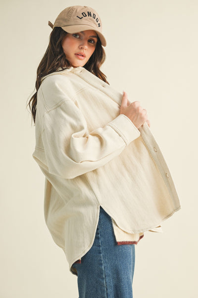 Harringbone Shacket