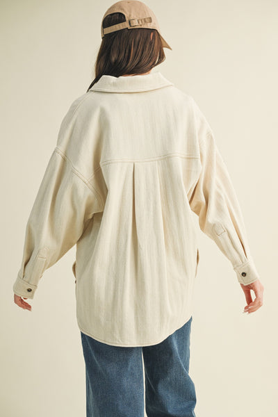 Harringbone Shacket