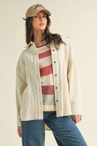 Harringbone Shacket