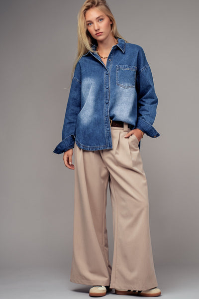 Western Elbow Patch Top