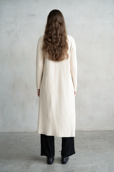 Coco Cream Long Cardigan