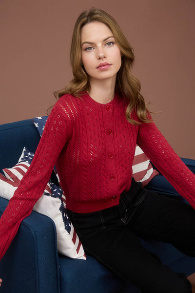 Cable Knit Cardigan