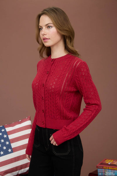 Cable Knit Cardigan