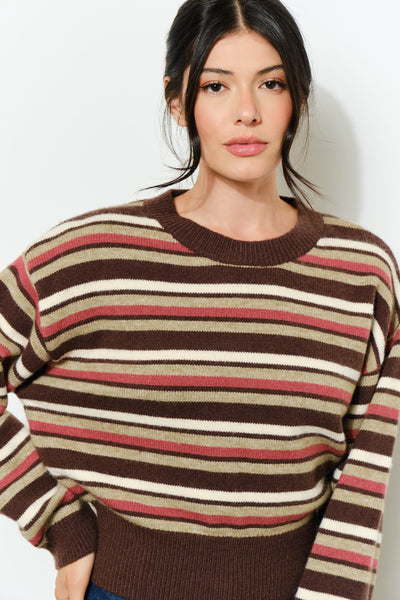 Pat Striped Sweater