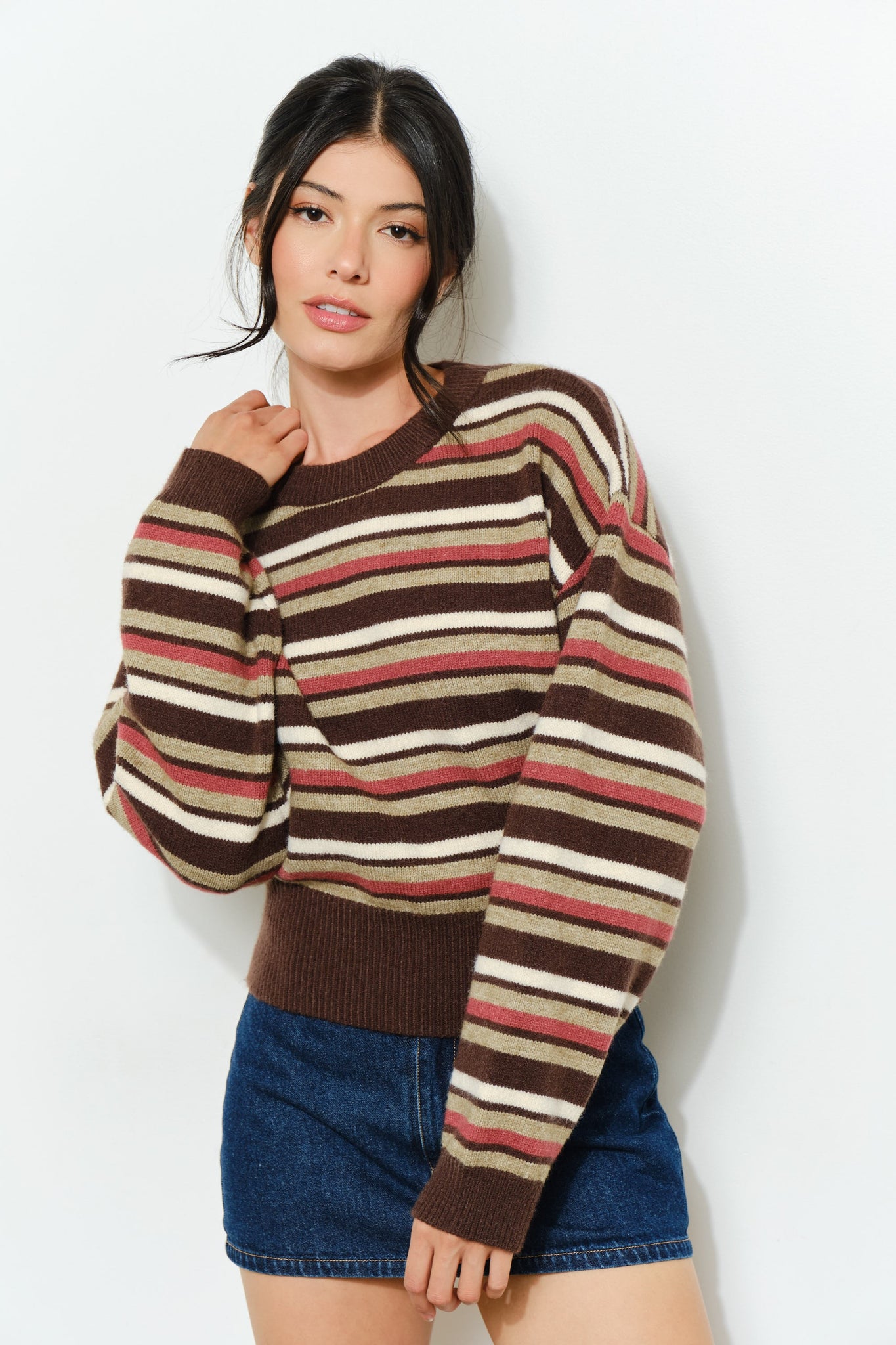 Pat Striped Sweater