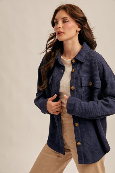Waffle Weave Shacket