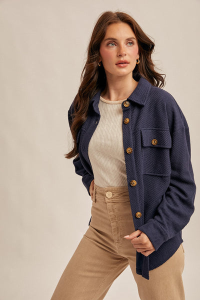 Waffle Weave Shacket