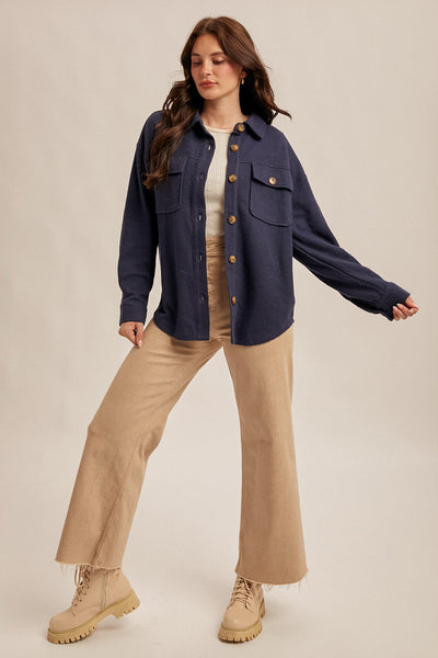 Waffle Weave Shacket