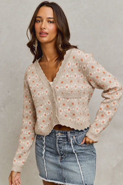 Autumn Blossom Cardigan