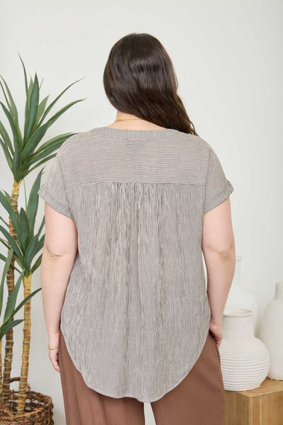 Lissie Stripe Short Sleeve+