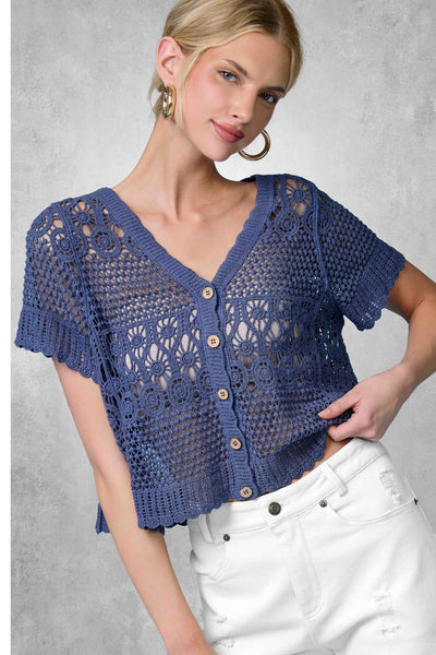 Scalloped Skies Cardigan