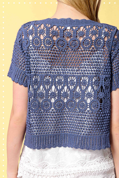 Scalloped Skies Cardigan