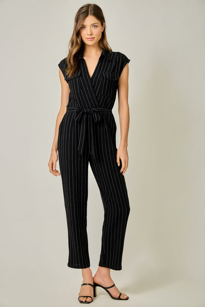 Pinstripe Jumpsuit