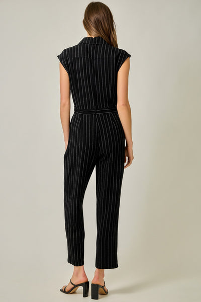 Pinstripe Jumpsuit