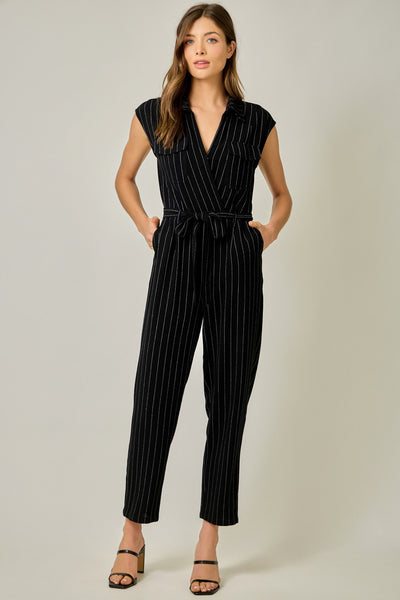 Pinstripe Jumpsuit