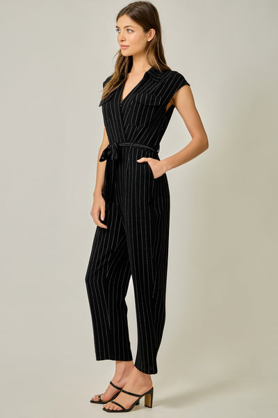 Pinstripe Jumpsuit