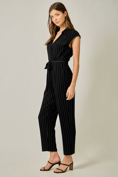 Pinstripe Jumpsuit