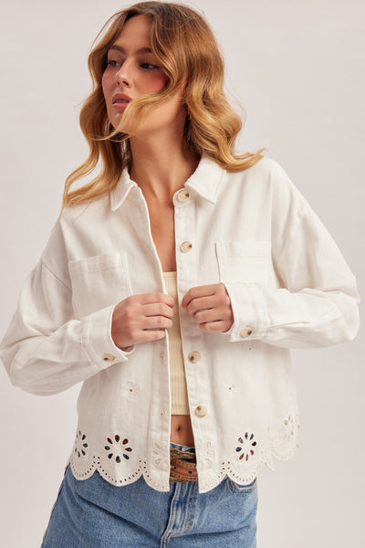 Lilian Eyelet Jacket