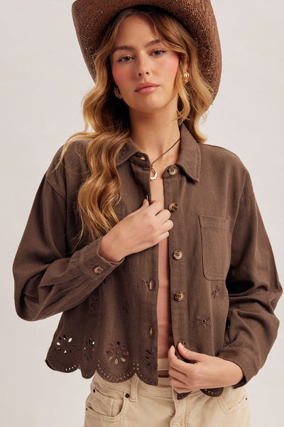 Lilian Eyelet Jacket
