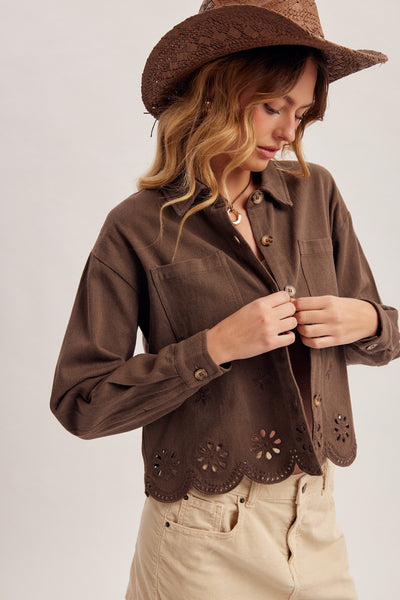 Lilian Eyelet Jacket