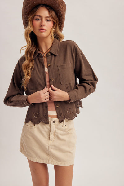 Lilian Eyelet Jacket