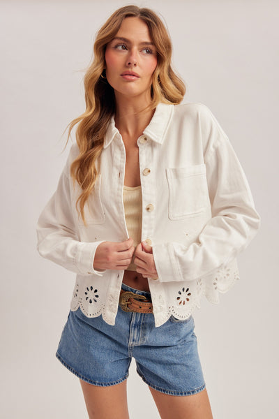 Lilian Eyelet Jacket