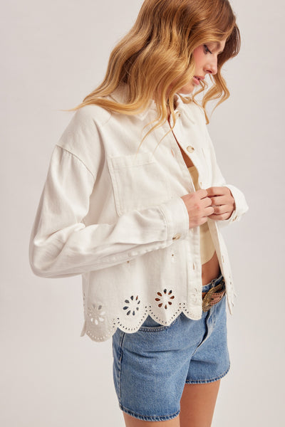 Lilian Eyelet Jacket