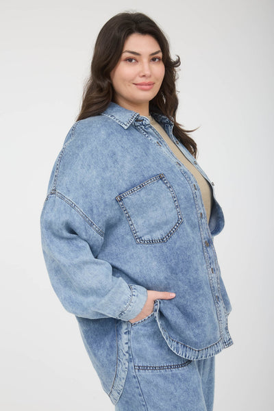 Everyday Denim Shirt+