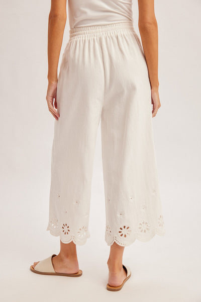 Lilian Eyelet Pants