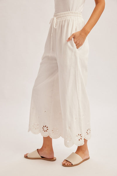 Lilian Eyelet Pants