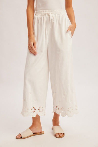 Lilian Eyelet Pants