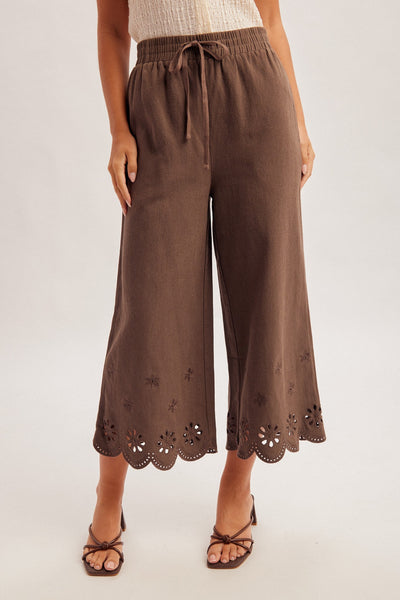 Lilian Eyelet Pants