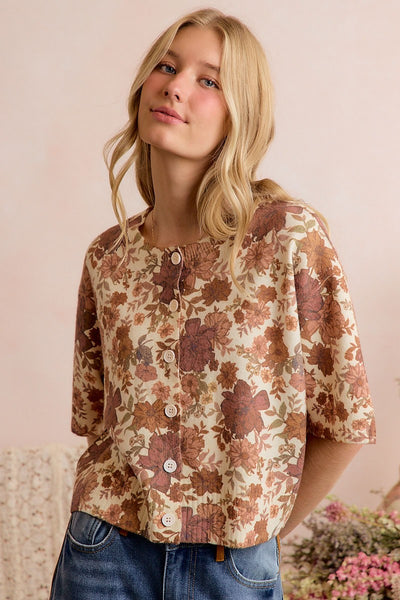 Harvest Rose Cardigan