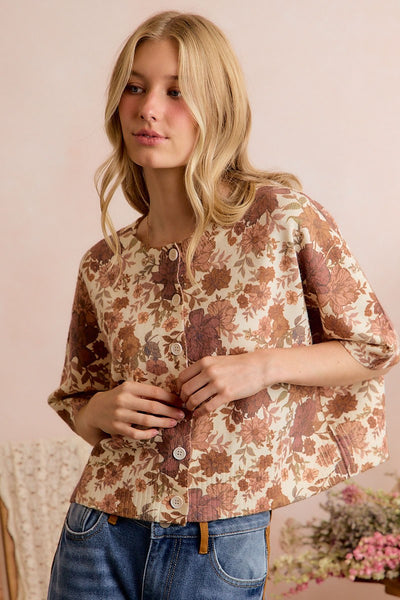 Harvest Rose Cardigan