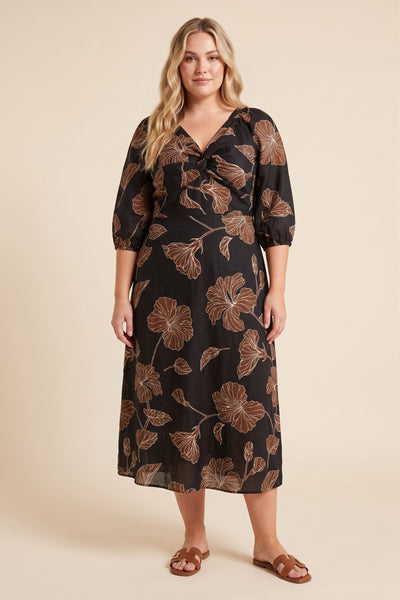 Floral Twist Dress+