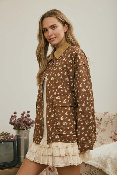 Brown Sugar Blossom Jacket