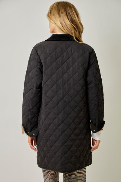 Blackberry Country Quilted Coat
