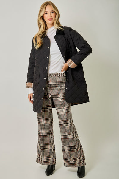 Blackberry Country Quilted Coat
