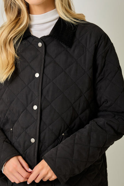 Blackberry Country Quilted Coat