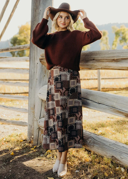 Wild Horse Bandana Skirt