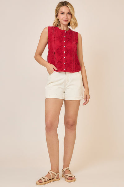 Ruby Lace Top