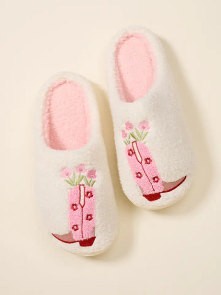 Cowgirl Boot Slippers